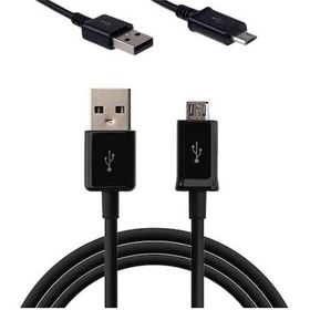 Resim Samsung J1-J2-J3-J4-J5-J7 Micro Usb Şarj ve Data kablosu Siyah 