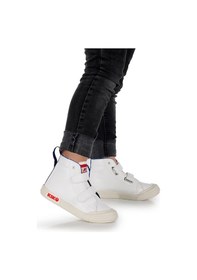 Resim Kiko Kids Garf Günlük Cırtlı Erkek Çocuk Bot Ayakkabı Beyaz - Mavi Beyaz - Mavi 