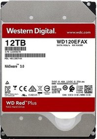 Resim Western Digital Red 12 Tb 3,5 Inç Nas Dahili Sabit Sürücü - 5400 Rpm - Wd120efax-55477 
