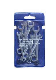 Resim Symbee 10'lu Cep Anahtarı Seti - Metrik Ve İnç Seçenekli, Paslanmaz Çelik, Taşınabilir 