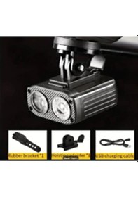 Resim Xbyc 6148 Bisiklet Ön Led Işık Siyah Çok Renkli 