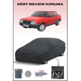 Resim Breen Siyah Tofaş Şahin Branda Branda Lüx Kalite Oto Brandası,araba Çadırı Sedan Branda 