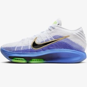 Resim Nike Air Zoom G.t. Hustle 3 Basketball Shoes Erkek Basketbol Ayakkabısı Mavi Beyaz Mavi 
