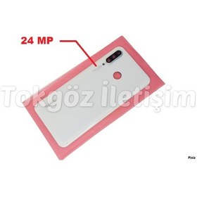 Resim Tkgz - P30 Lite Arka Pil Batarya Kapağı Kamera Lensli 24 Mp Beyaz 