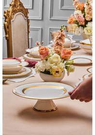 Resim Karaca Royal Bone Victoria Ayaklı Kek Standı Gold 