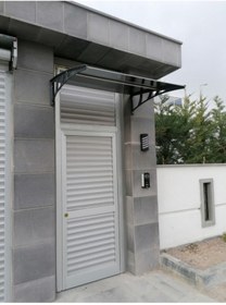 Resim GARDENPLAST 4a Groups - Yeni Kapı Üstü Pratik Plastik Sundurma 100x120 Cm - Bronz 