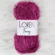 Resim Loren Furry Mor El Örgü İpi - RF031 - 34055 