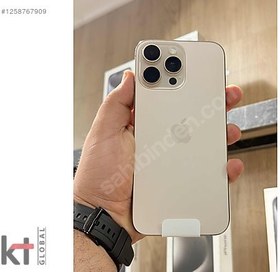 Resim Apple iPhone 16 Pro Max İkinci El YD | 256 GB | Çöl Titanyum 
