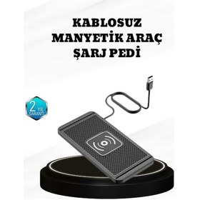 Resim Gld-spt- 15w Manyetik Kablosuz Şarj Pedi Araç Masa Kullanımına Uygun Qi Şarj Cihazı 