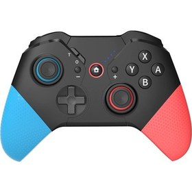 Resim Nintendo Switch / Switch Lite Hs-sw531 Programlanabilir Oyun Bluetooth Kablosuz Kolu İçin Siyah 