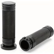 Resim Hightower 2 Adet Siyah Evrensel 25mm Motosiklet Grip - Alüminyum Dayanıklı Ergonomik 