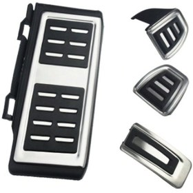 Resim Skoda Octavia Superb Kodiaq Karoq Pedal Kaplama Seti Otomatik 