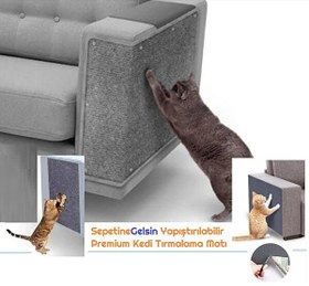 Resim Sepetine Gelsin Yapıştırılabilir Kedi Tırmalama Matı 