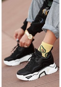 Resim Khayt Alice Fashion Hafif Kadın Spor Ayakkabı Siyah 