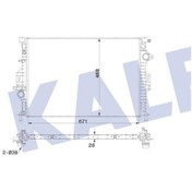 Resim RADYATÖR C-MAX 2 FOCUS 3 GALAXY MONDEO 4 S-MAX 6G919L440AC 355800 
