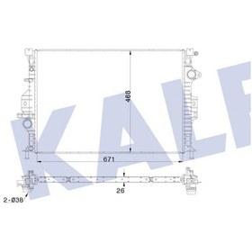 Resim RADYATÖR C-MAX 2 FOCUS 3 GALAXY MONDEO 4 S-MAX 6G919L440AC 355800 