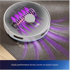 Resim Philips 2000 Serisi Robot Süpürge Beyaz XU2000/22 Beyaz 