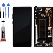 Resim Telefon Kulübesi Samsung Note 8 N950 LCD Ekran Dokunmatik + Tamir Seti 