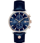 Resim Hıslon Ms200r-11mr Deri Kayış Erkek Kol Saati Lacivert 