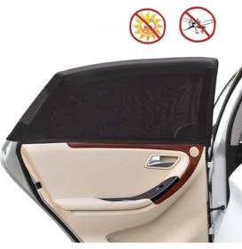 Resim Ankaflex 2 Adet Oto Yan Cam Perdesi Araba Arka Güneşlik Araç Anne Bebek Çocuk Perde 