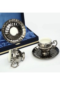 Resim Vitale Side Platin 2'li Kahve Fincanı Takımı MTFK.0053 