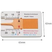 Resim Lastik Derinlik Ölçer Diş Derinlik Ölçme Kumpası Pls 