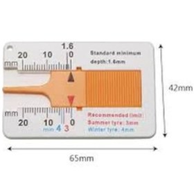 Resim Lastik Derinlik Ölçer Diş Derinlik Ölçme Kumpası Pls 