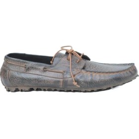 Resim Elit Shoes Deri El Yapımı Eskitme Renk Bağcıklı Erkek Loafer 