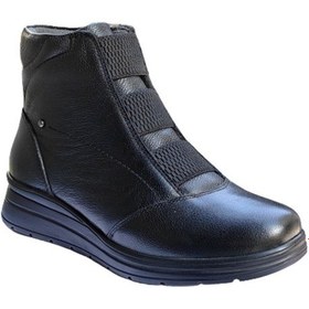 Resim Forelli ELISE 21351-H Kadın Kışlık Deri Comfort Bot Siyah 