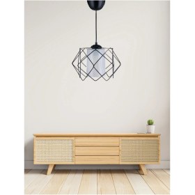 Resim Mediterian 3 Adet Siyah Beyaz Mika Kare Dekoratif Aksesuarlar, Metal, 25x70, Çok Amaçlı Ev Dekoru 