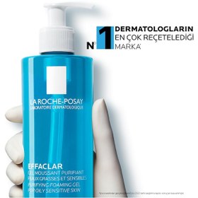 Resim La Roche Posay Effaclar Yağlı ve Akneye Eğilim Gösteren Ciltler İçin Temizleme Jeli 400 ML 