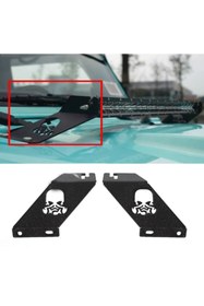 Resim Bimbo Otomotiv Off-road Araçlar Için Çubuk Led Projektör Braketi Seti Metal 