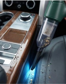 Resim Taşınabilir Kablosuz Süpürge Kompakt Tasarım Güçlü Motor 