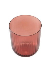 Resim Porland Mose Kızıl Ayaksız Su Bardağı 400 Cc 