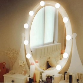 Resim Hype Store 10'lu Set Makyaj Aynası Işığı Banyo Yatak Odası Işığı Hoolywood Tarzı LED Makyaj Lambası 3 Farklı Re 
