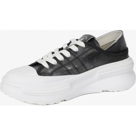 Resim Greyder Kadın Siyah Beyaz Hakiki Deri Sneaker Ayakkabı 4Y2SA33400 