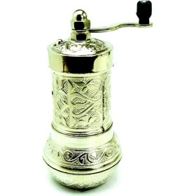 Resim Pologift Döküm Dekoratif Kahve ve Baharat Öğütücü - Gümüş 