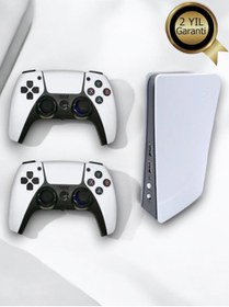 Resim UCUZTEKNO Dijital Ekranlı 520 Oyunlu Kablosuz Oyun Konsolu - Çift Joystick 