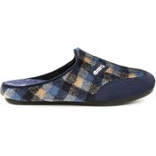 Resim Muya Tauri Anatomik Taban Kışlık Erkek Ev Terliği 