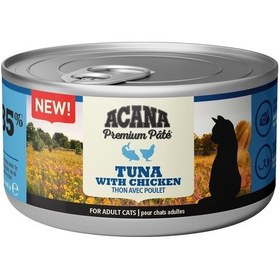 Resim Acana Premium Pate Tuna Balıklı ve Tavuklu Yetişkin Kedi Konservesi 12 x 85 G 