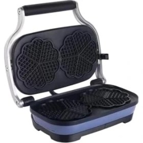 Resim Vintage Waffle Makinesi Double Mavi T62W 