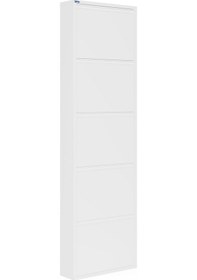 Resim Ceha 5'li Metal Ayakkabılık - Kar Beyaz K.AYK-5 /AB9003 