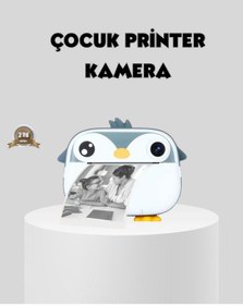 Resim Termal Baskı Çocuk Kamerası Hd Çekim Usb Şarjlı Eğitici Oyuncak 