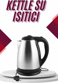 Resim ZERO LAND HN-SHOP Çelik Su Isıtıcı Kettle Dayanıklı Paslanmaz Çelik Uzun Ömürlü 