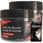 Resim Buğz Belly Fatburner Yağları Eritmek Için Masaj Bakım Kremi 2X100 Ml+1 Adet Jel ile 