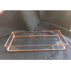 Resim Güven Dekoratif Uzun Gondol Tepsi, Nişan Kahve Sunum Tepsisi 