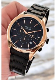 Resim Ferrucci Function Erkek Kol Saati Siyah Çelik Kordon 3atm Suya Dayanıklı Sdfer090 Siyah 