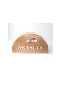 Resim Otantik Peçetelik Antalya Kemer Temalı Seramik Peçetelik 10899 