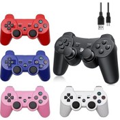 Resim Ps3 Konol Joystick İçin Kablosuz Denetleyici Bluetooth Playstation 3 Joypad White 