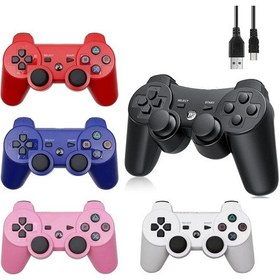 Resim Ps3 Konol Joystick İçin Kablosuz Denetleyici Bluetooth Playstation 3 Joypad White 